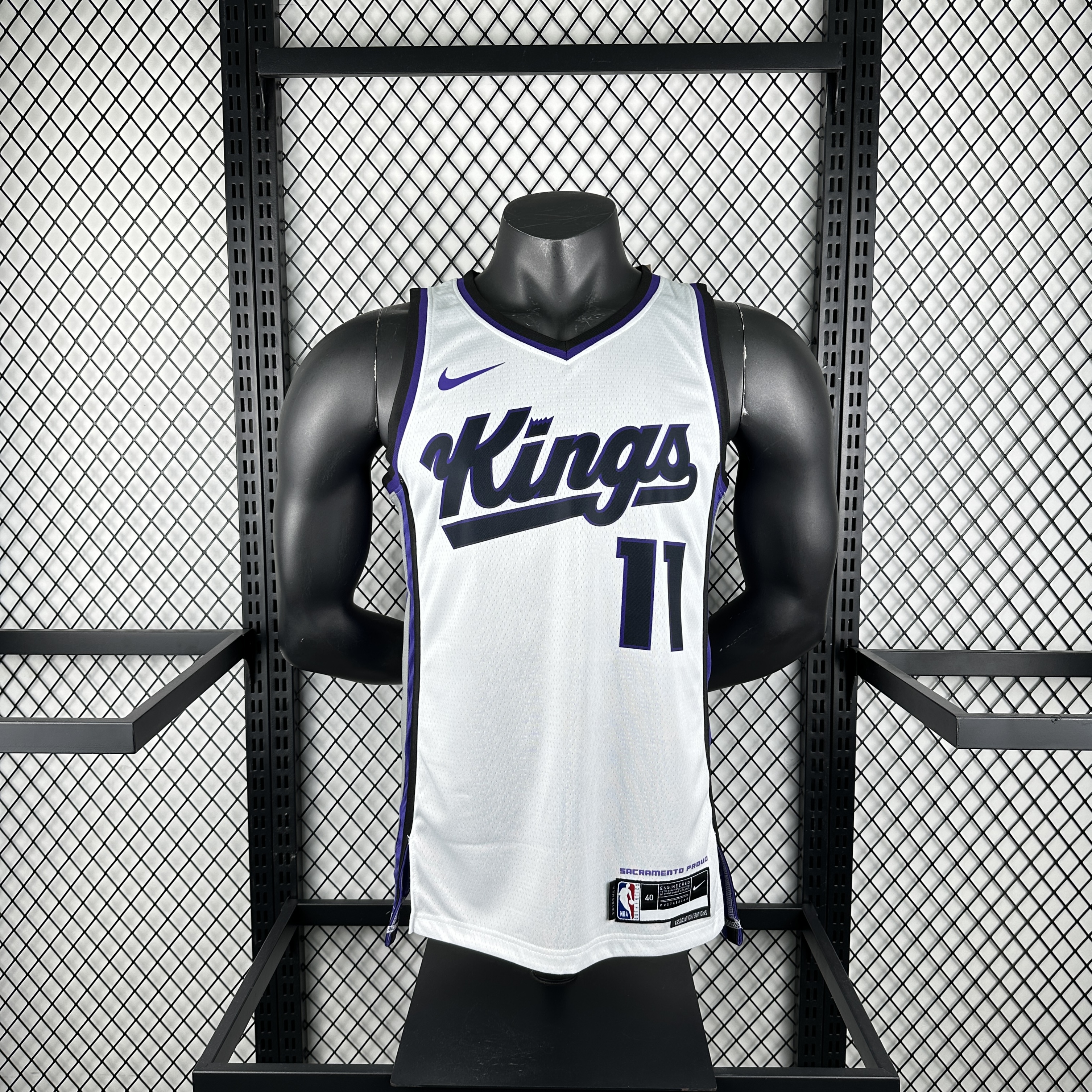 Men Sacramento Kings #11 Sabonis white NBA 2023 24 Season Jerseys